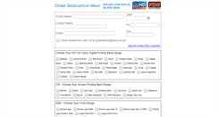 Desktop Screenshot of ordergraduation.psw.com.au